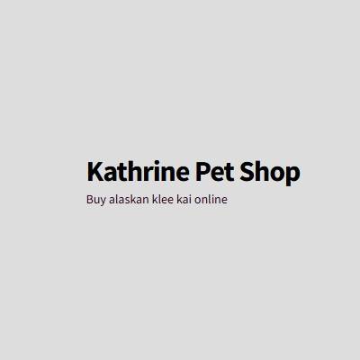Kathrine Pet Shop